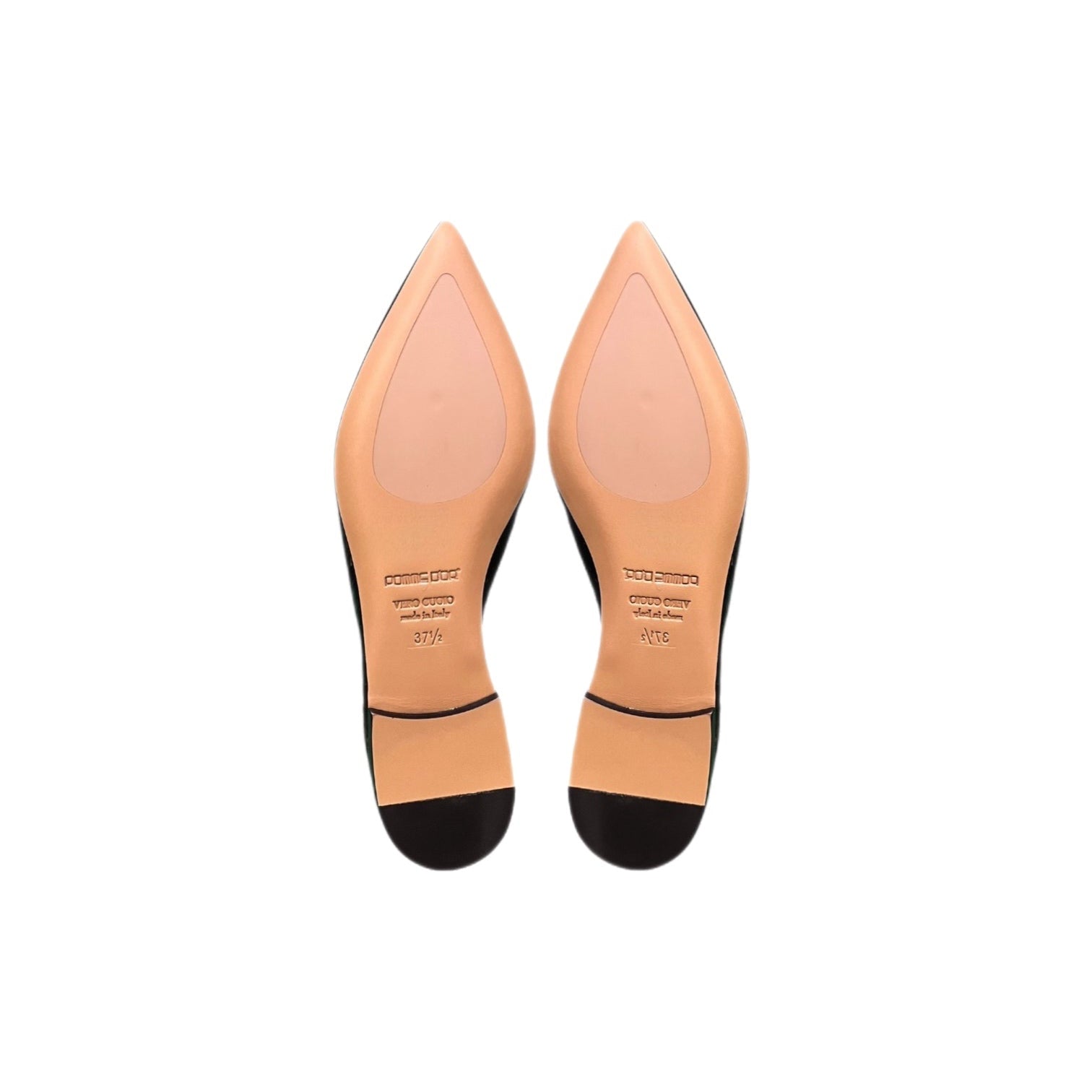 Mocassino in nappa da guanto dusty brown con frangia