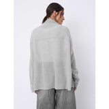 Cardigan in cashmere Diluvia Grigio