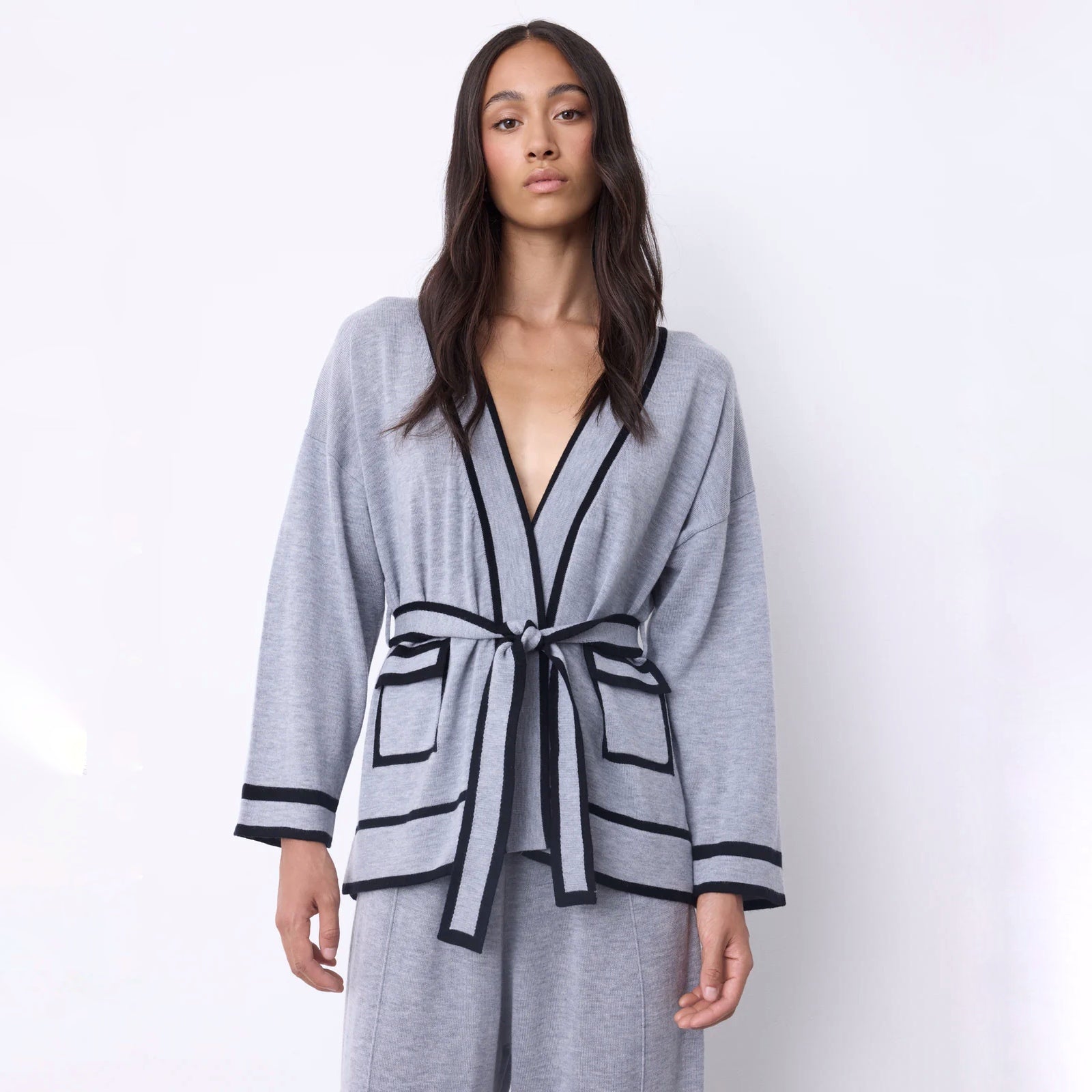 Cardigan in lana cisco