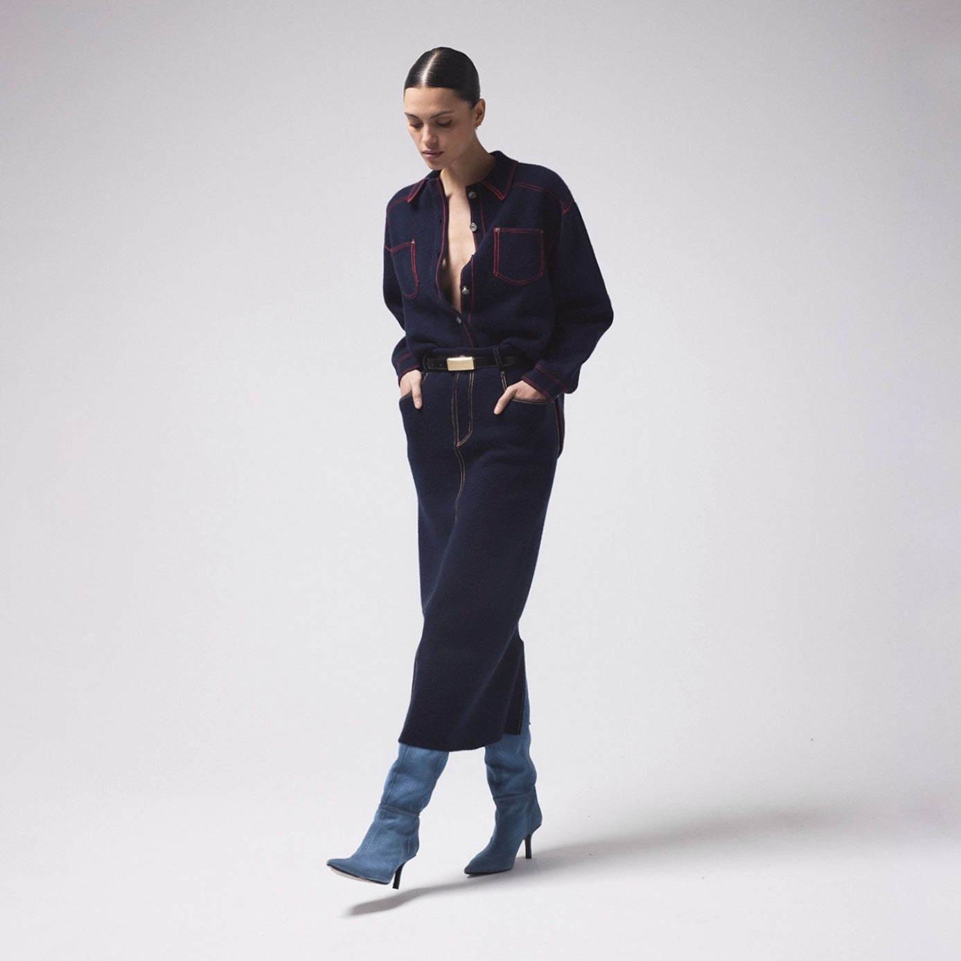 Polina cashmere shirt