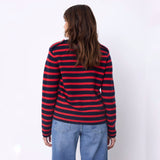 Maglione doppiopetto a righe Molly