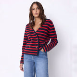 Maglione doppiopetto a righe Molly