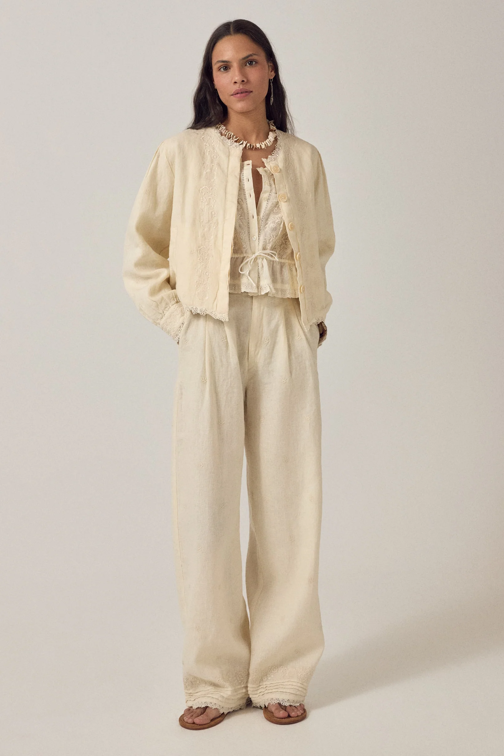 Otelo Jacket Linen Solstice