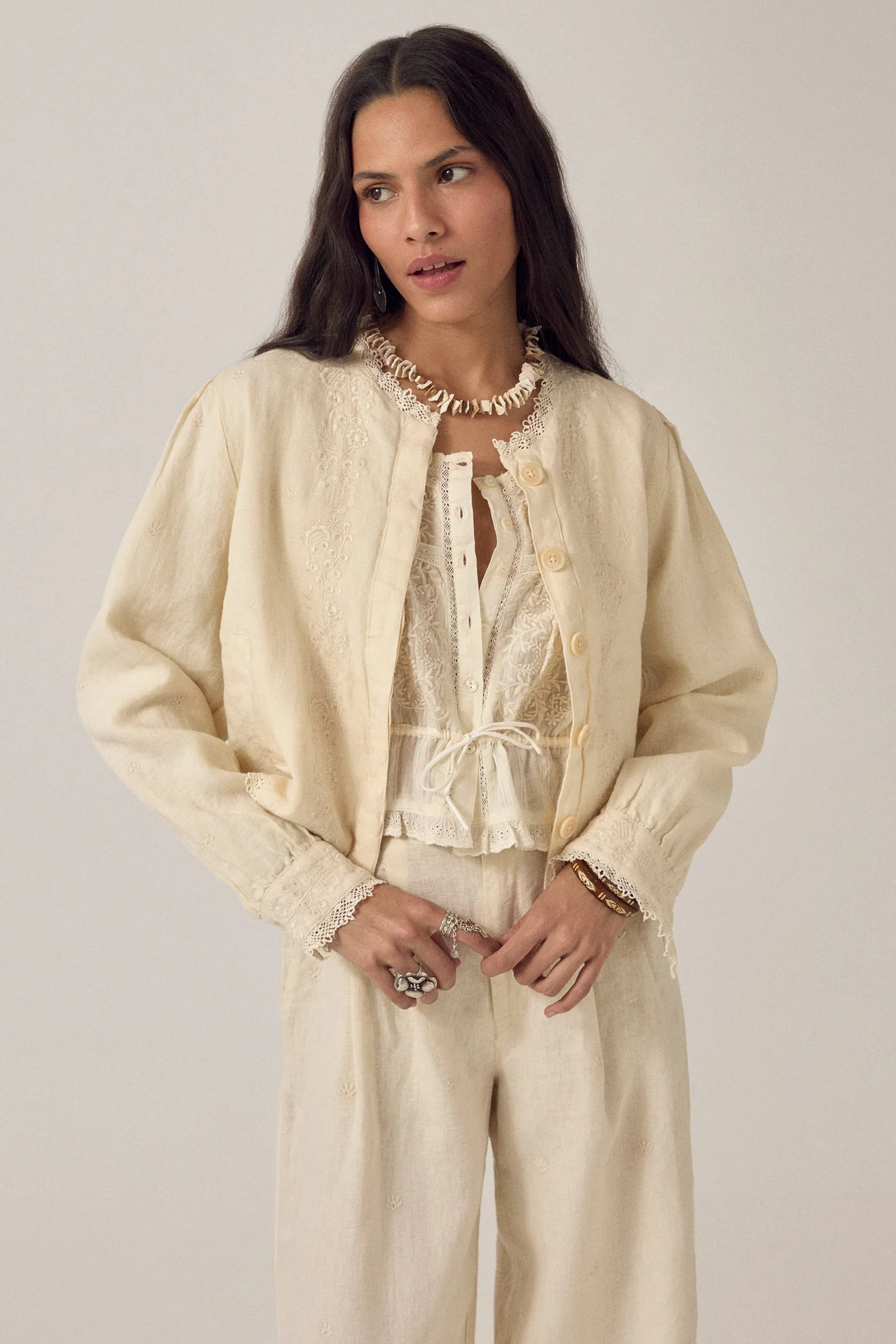 Otelo Jacket Linen Solstice