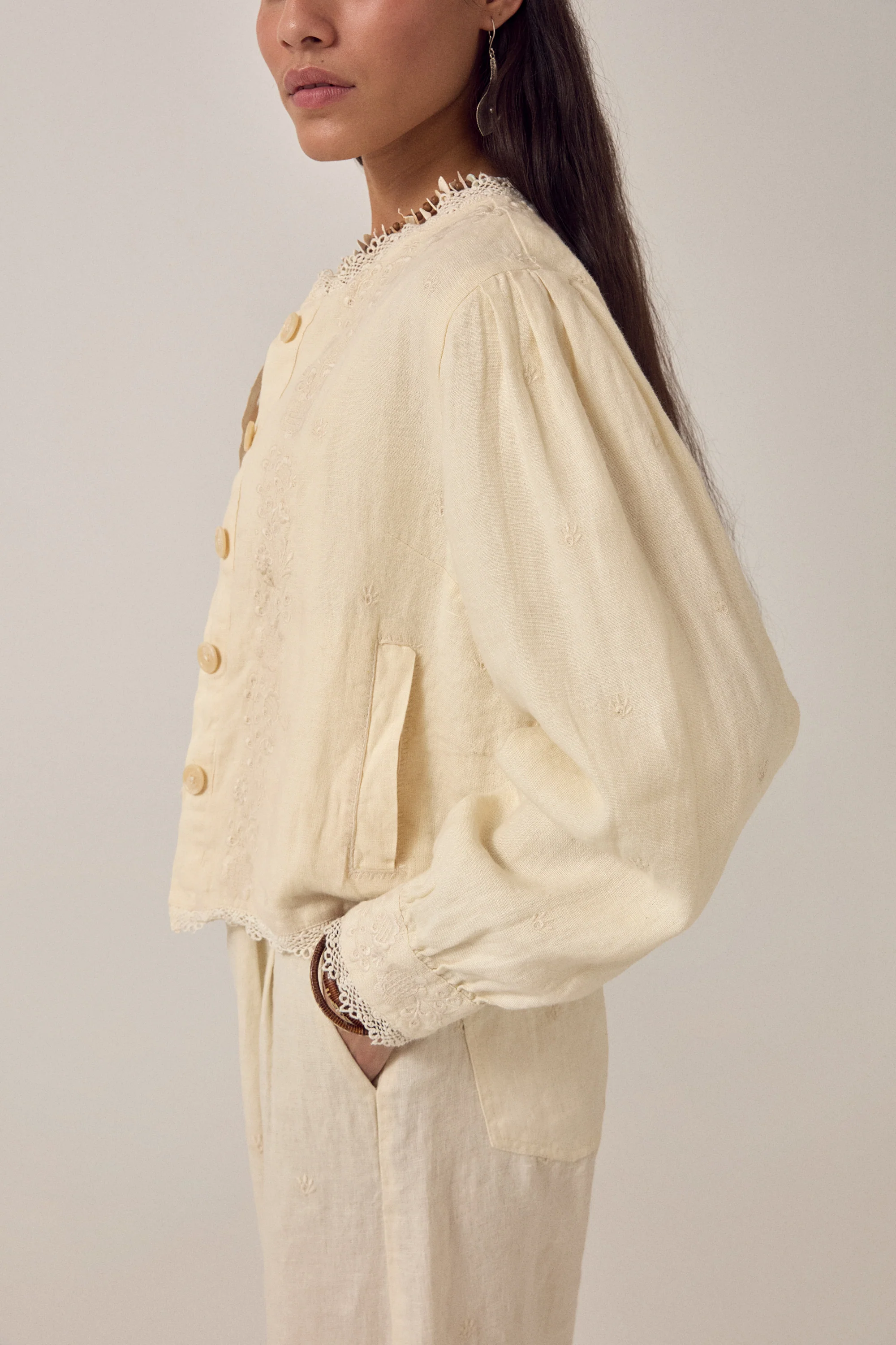 Otelo Jacket Linen Solstice