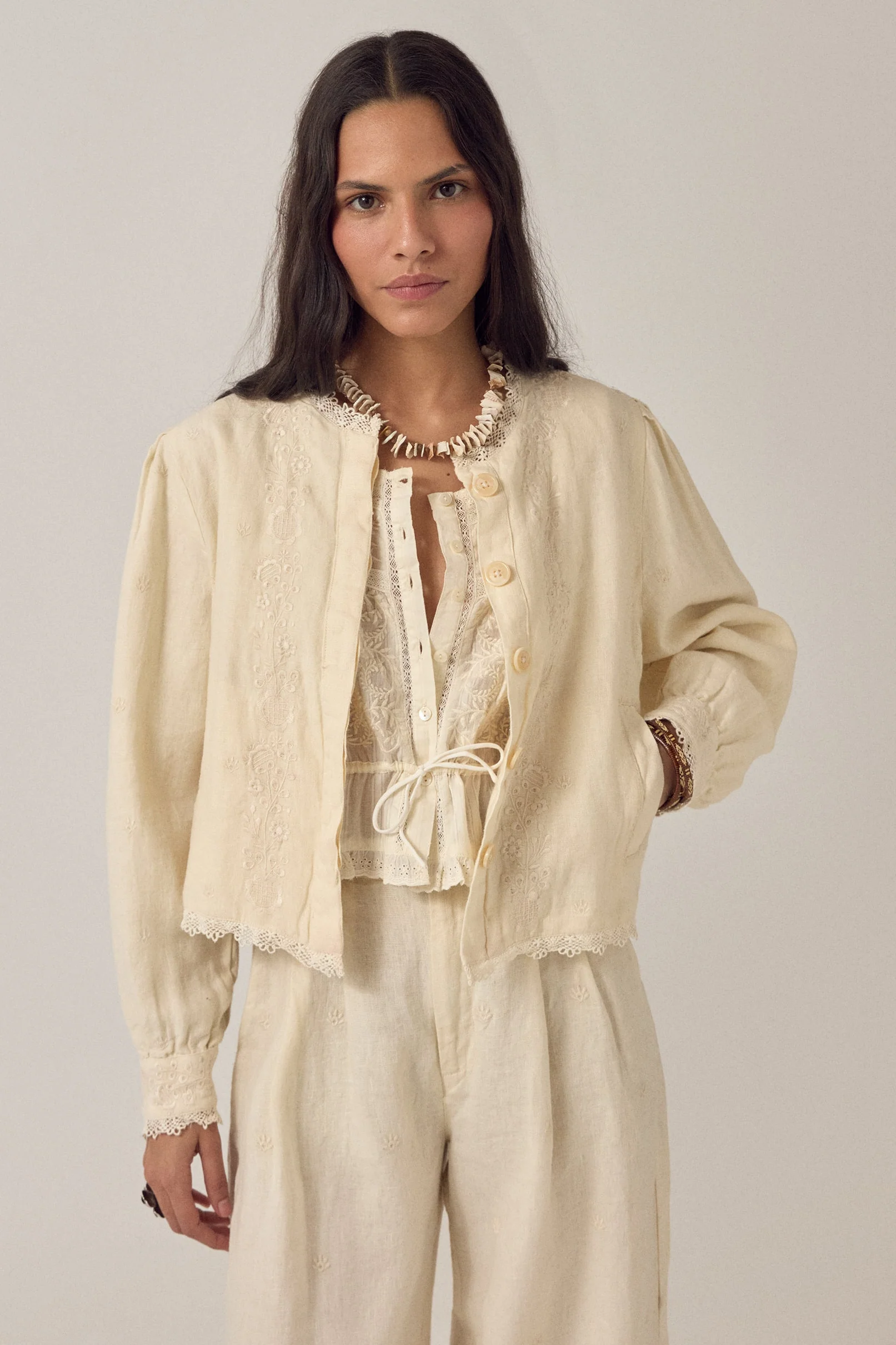 Otelo Jacket Linen Solstice