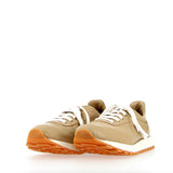 Taupe glove nappa sneakers