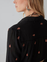 Tina blouse in Cachemira Moutarde