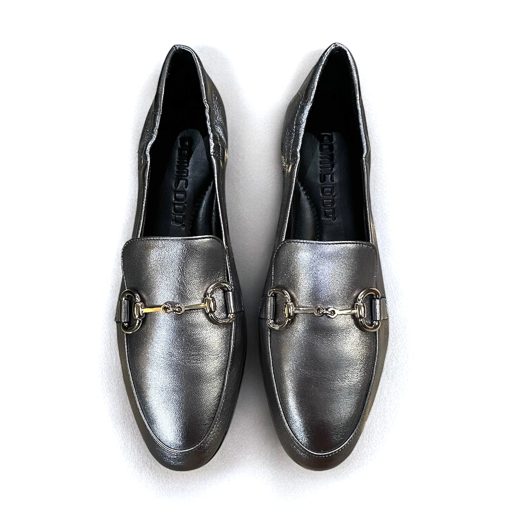 Mocassino supersoft in nappa da guanto acciaio