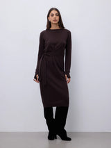 Romy abito in cashmere cacao