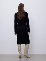 Romy abito in cashmere nero