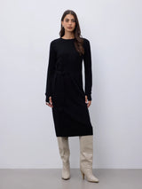 Romy abito in cashmere nero