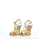 Light gold nappa leather sandal