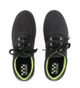Sneaker nera con fluo interno