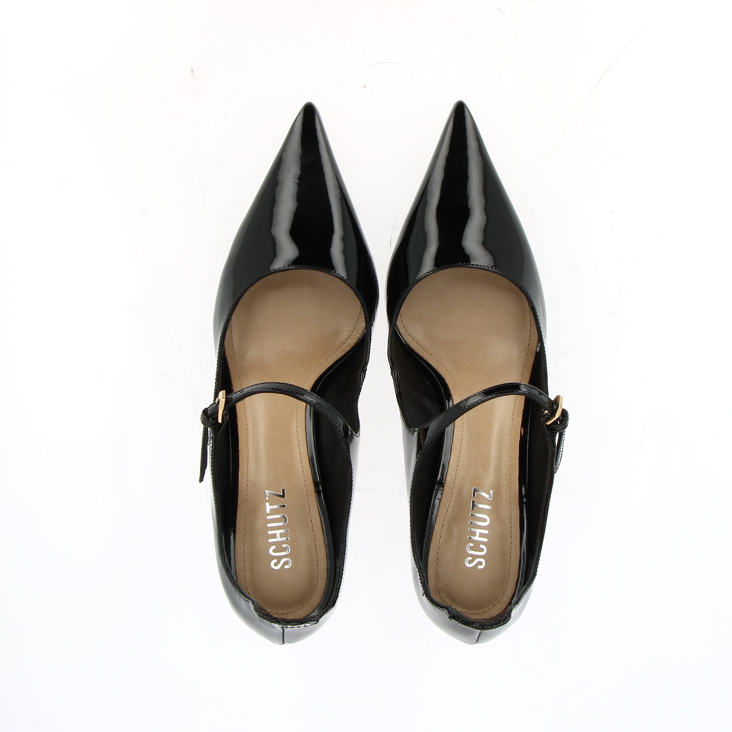 Maryjane black stiletto pumps