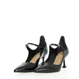 Maryjane black stiletto pumps