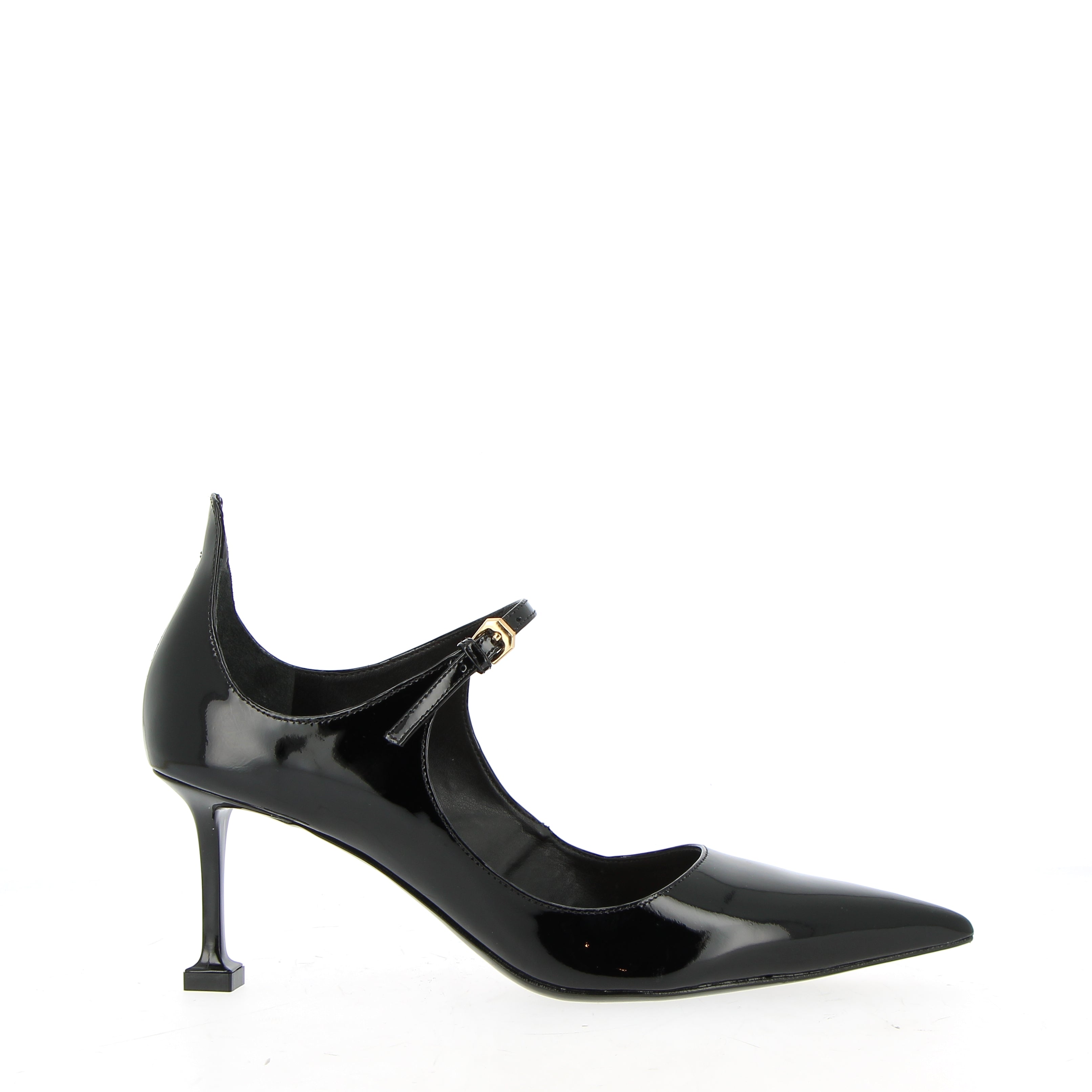 Maryjane black stiletto pumps