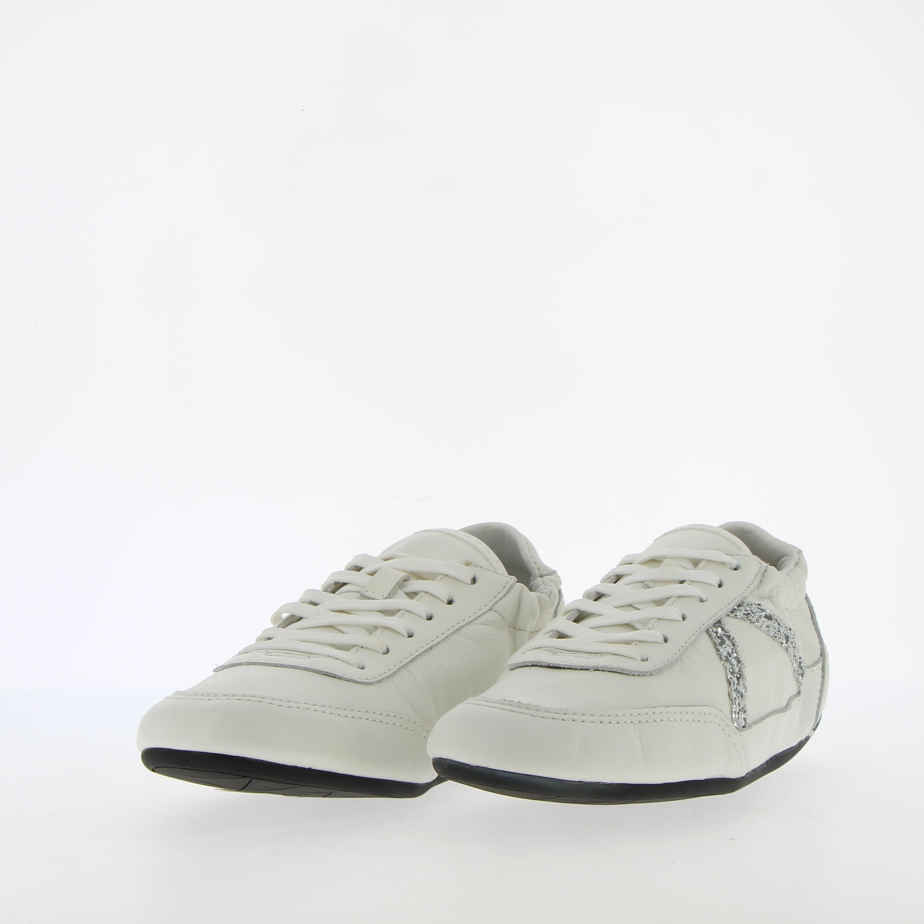 Sneaker ballet leggera in pelle bianca