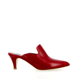 Sabot in nappa cigliegia