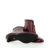 Stivaletto Belle in pelle bordeaux