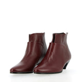 Stivaletto Belle in pelle bordeaux