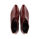 Stivaletto Belle in pelle bordeaux
