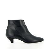 Stivaletto Belle in pelle blu inc con cerniera