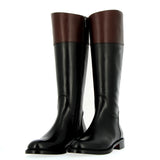 Riding boot with zip