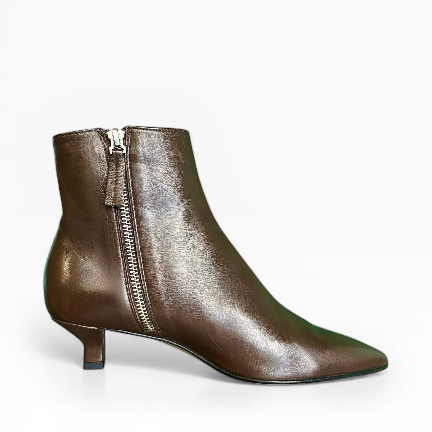 Stivaletto in nappa guanto espresso