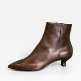 Stivaletto in nappa guanto espresso