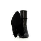 Stivaletto in morbida nappa nera