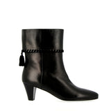 Stivaletto in morbida nappa nera