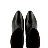 Stivaletto in morbida nappa nera