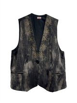 Gilet sartoriale con borchie