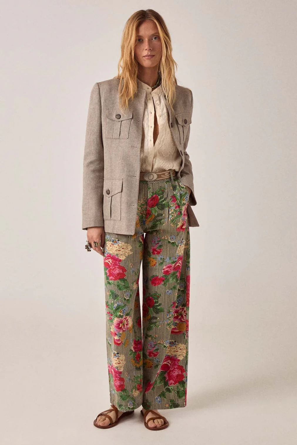 Virginia Blouse Linen Solstice