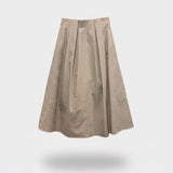 Gonna a righine marrone