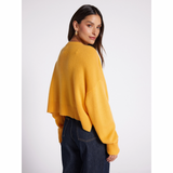 Yellow cashmere sweater