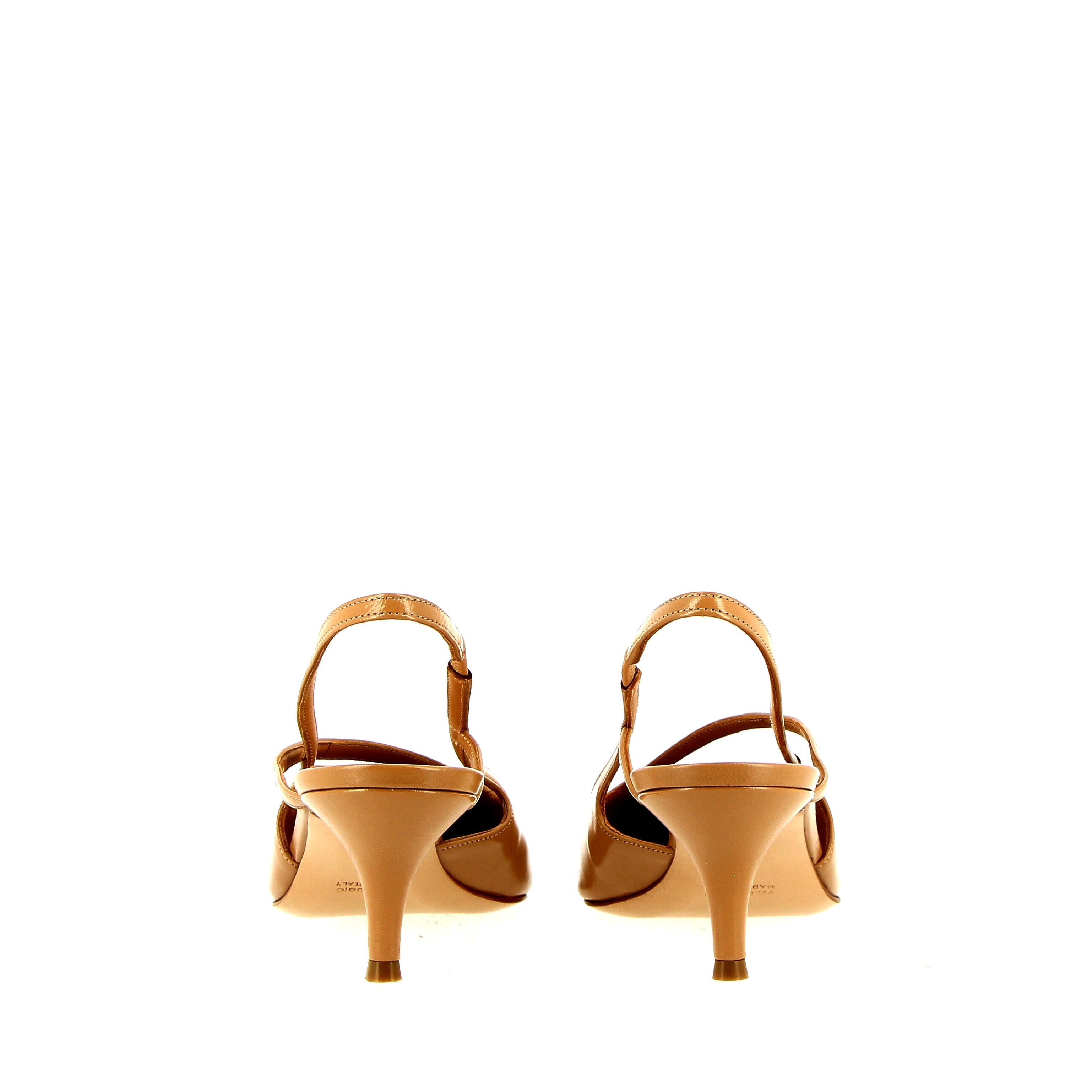 Slingback in beige verlux
