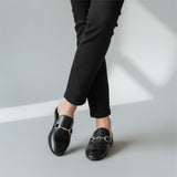 mocassino sabot supersoft nappa da guanto nero