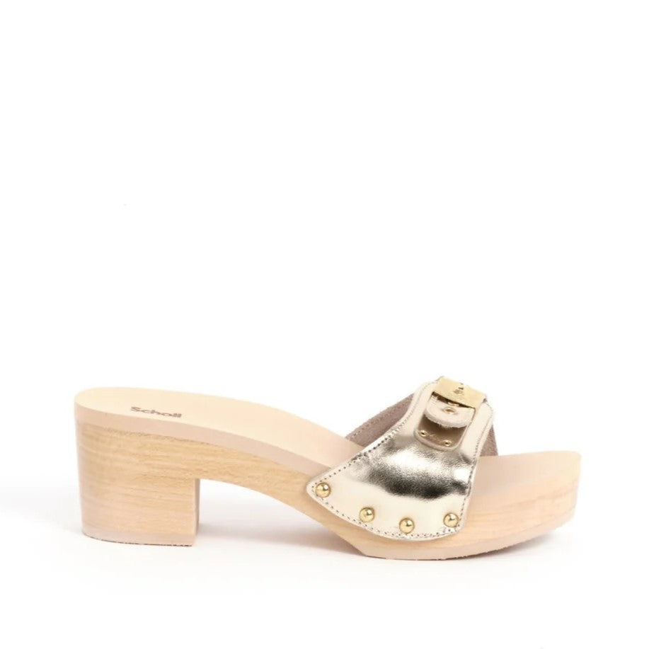 Mules Light Gold Pescura Ibiza