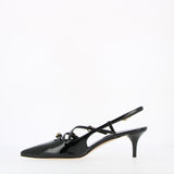 Sling back with straps - soon back in stock
