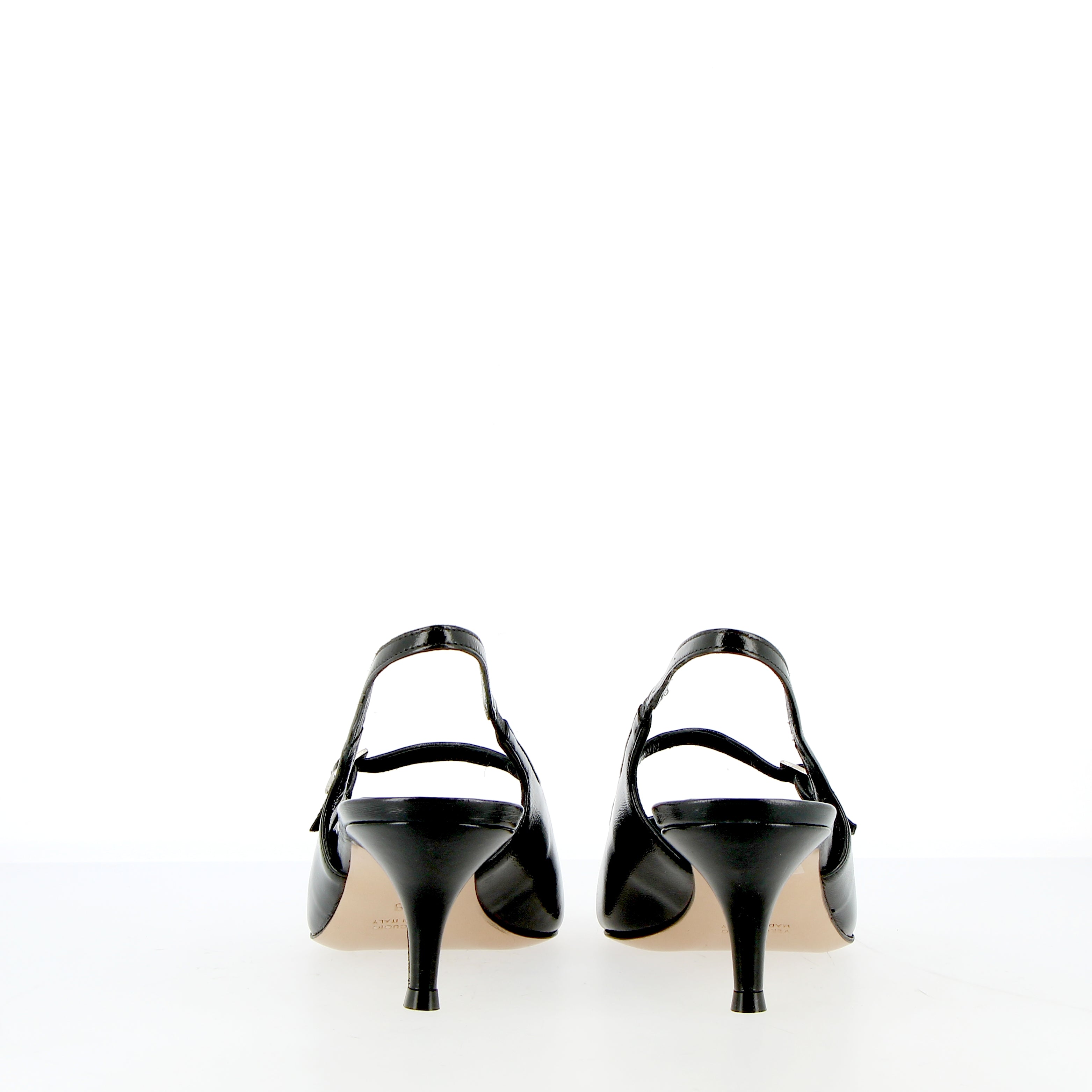 Black Verlux Slingback with Strap