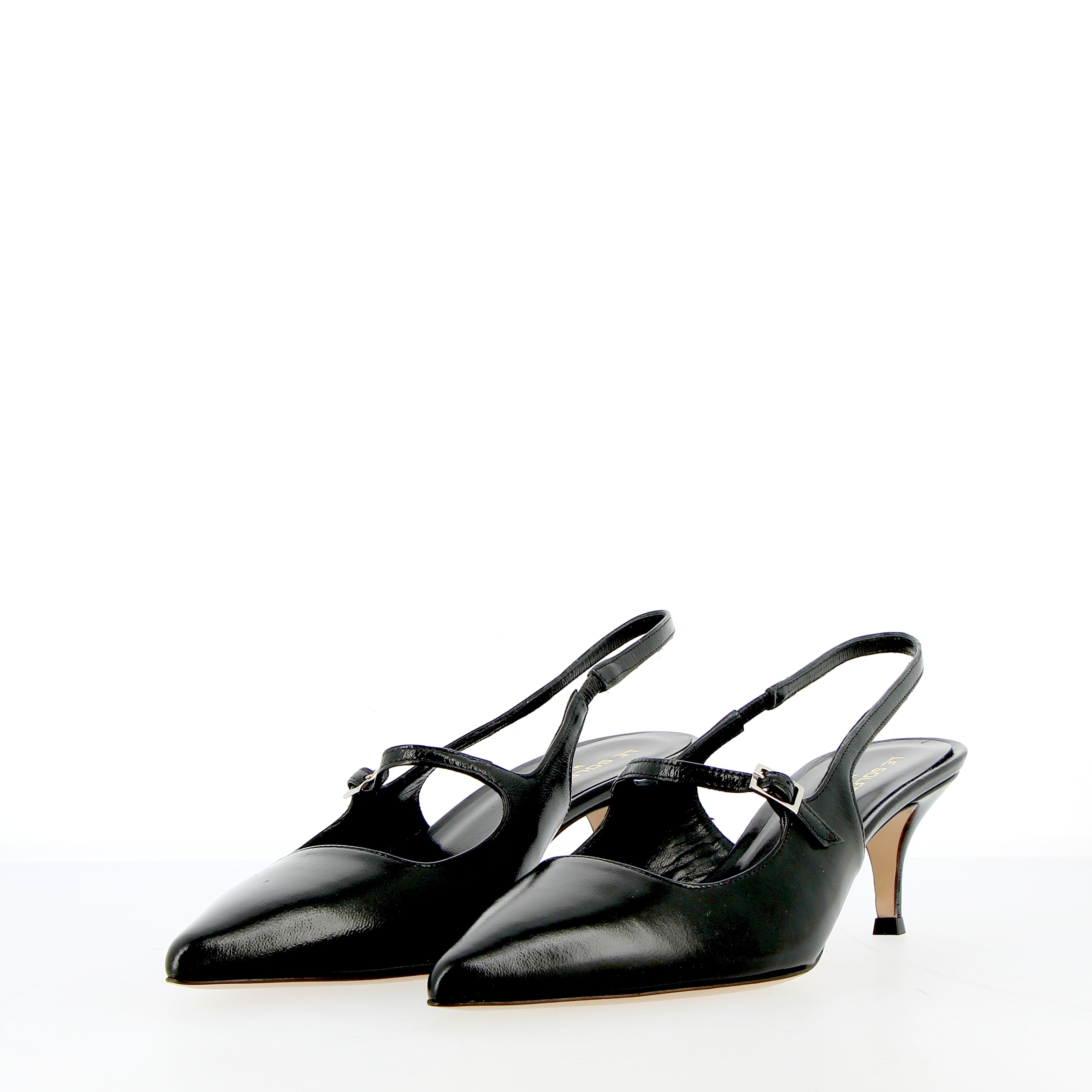 Black Verlux Slingback with Strap