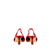 Slingback in verlux rossa