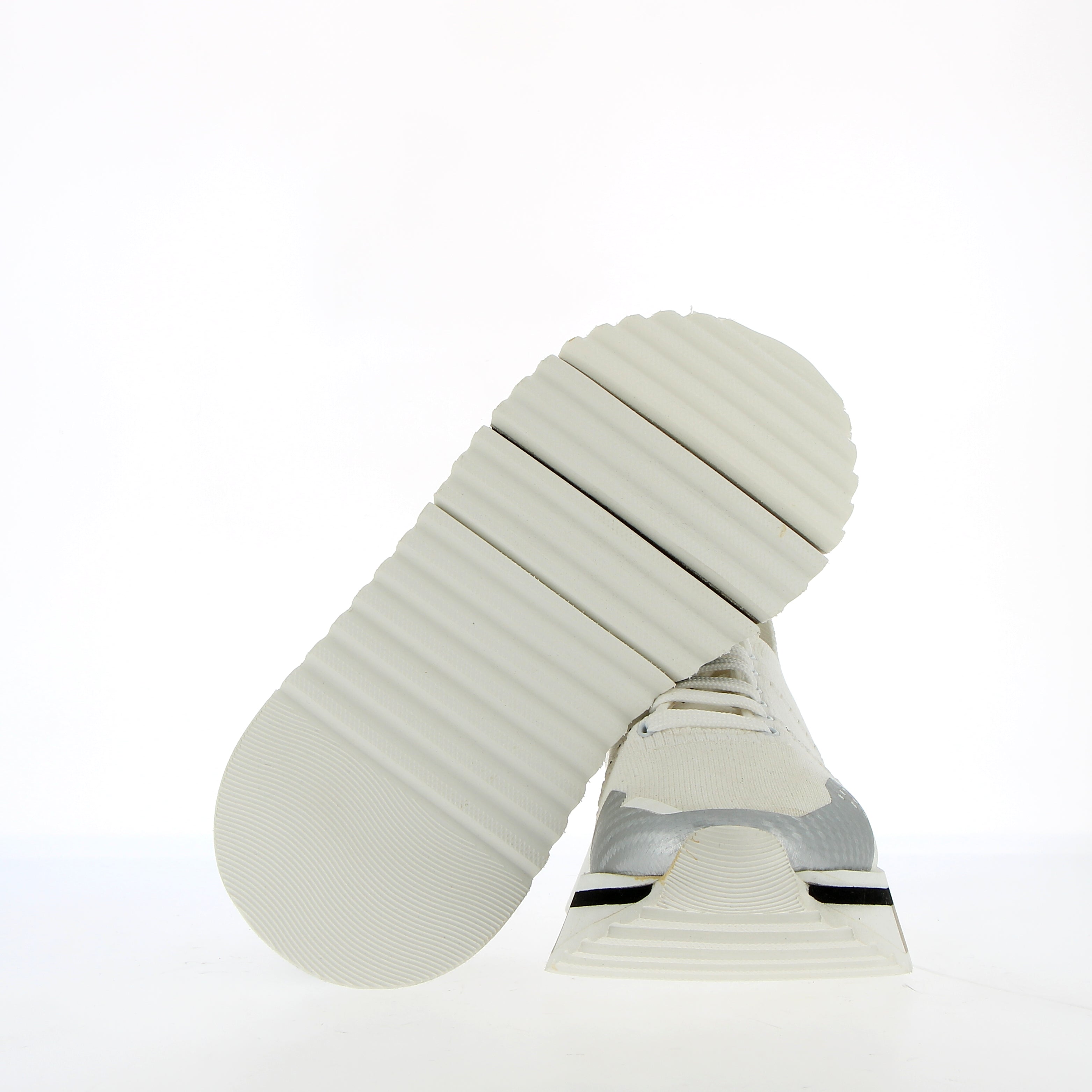Sneaker texture elastica Bianca suola speciale flex