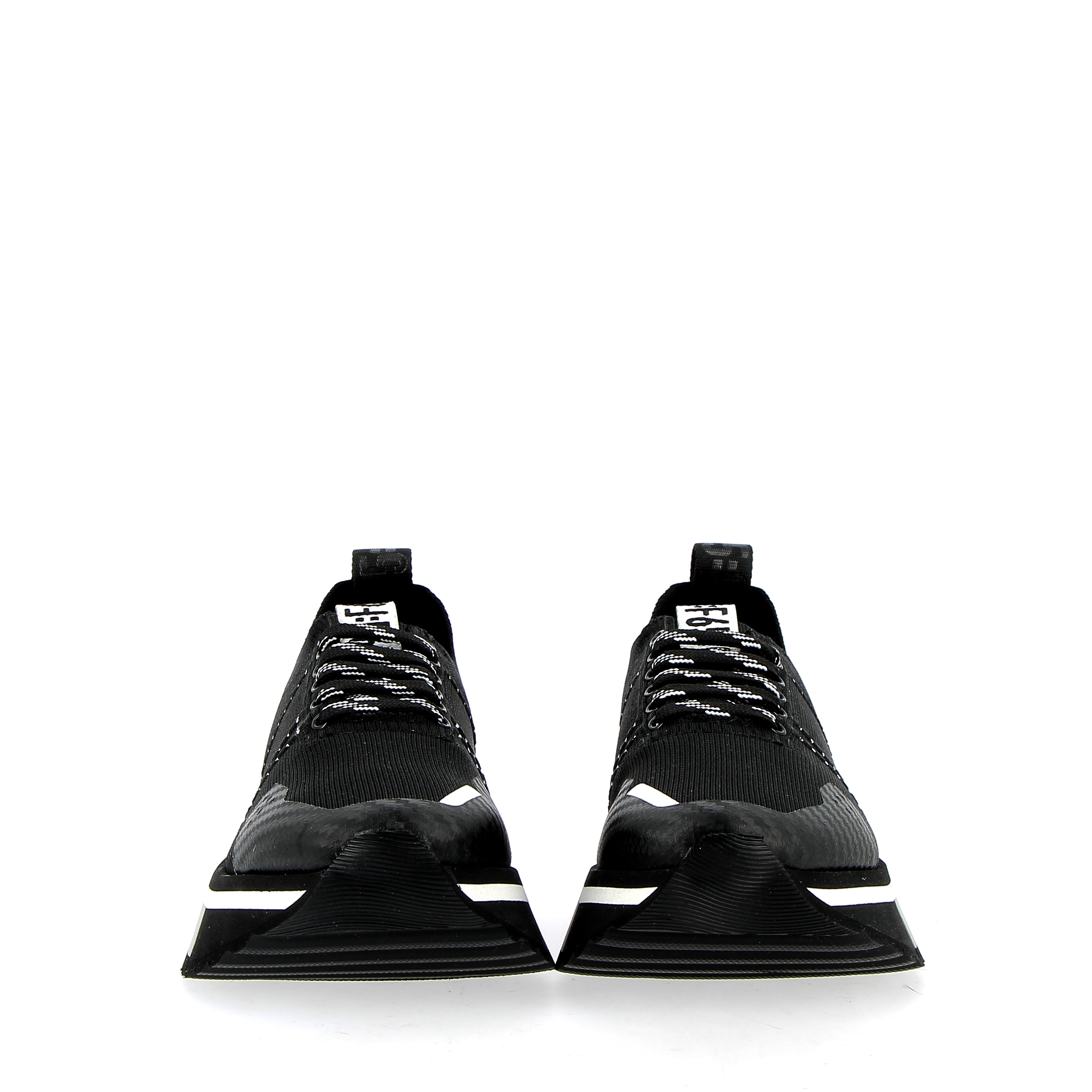 Sneaker Black elastic texture special flex sole