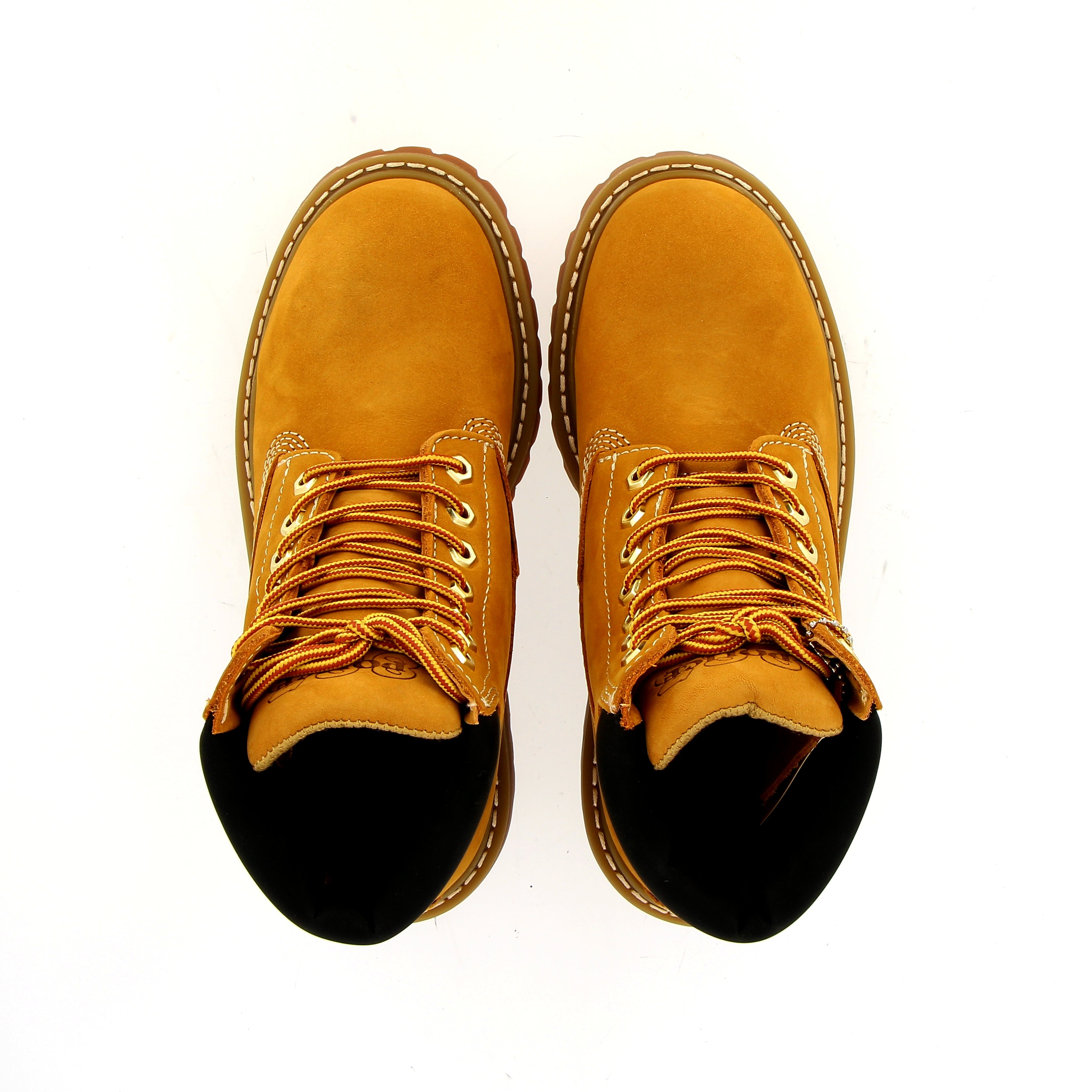 Stivaletto Premium stringato giallo
