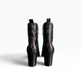 Stivaletto in nappa da guanto supersoft nero