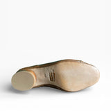 Stivaletto in morbida vernice pelle deserto