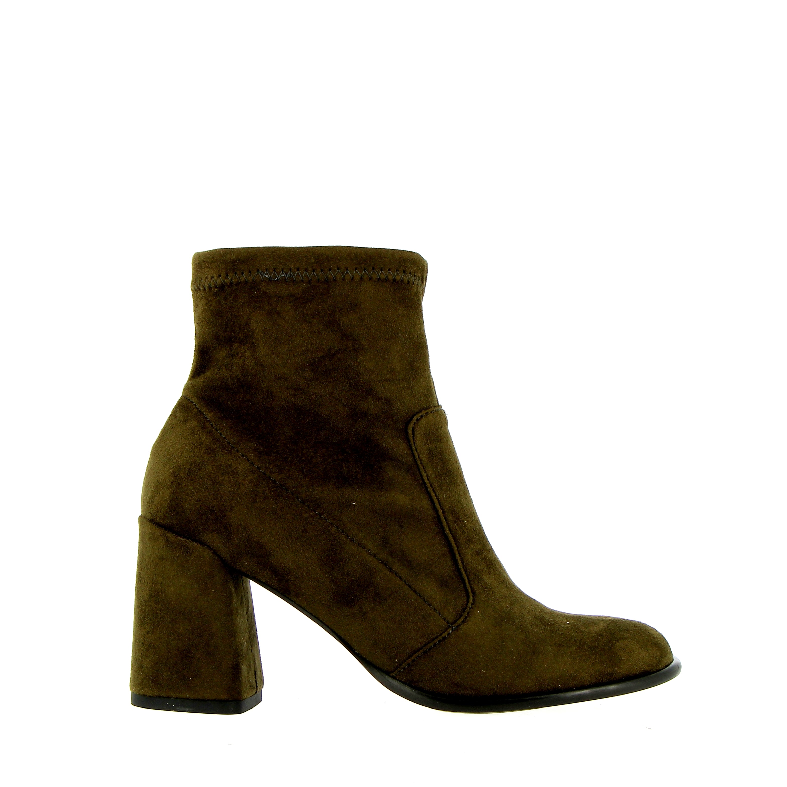 Forest Green Stretch Ankle Boot